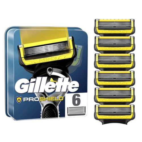 Gillette Proshield Scheermesjes Mannen - 6 stuks