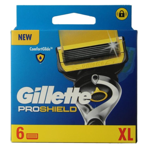 Gillette Proshield Scheermesjes Mannen - 6 stuks