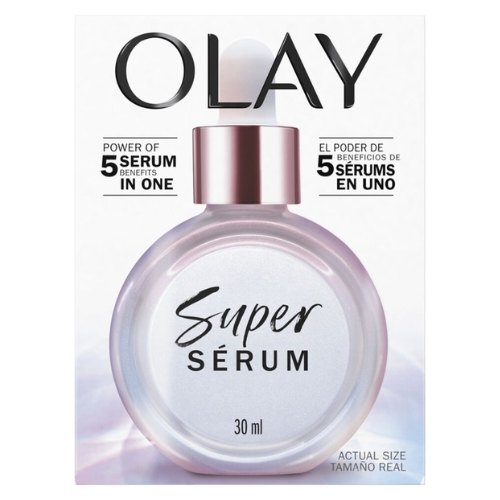 Olay Super Serum - 5 voordelen in 1 - Hydraterend Gezichtsserum 30 ml met Vitamine C & E & Niacinamide