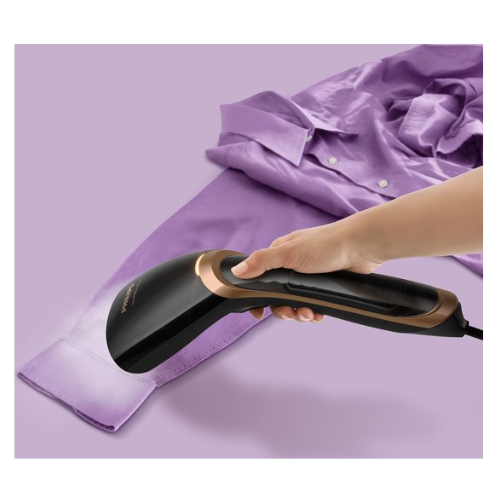 Philips Steam & Go GC362/80 - Handheld Kledingstomer - Zwart / Koper - Handstomer Incl. Opbergtas