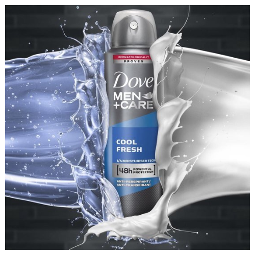 dove deospray men care cool fresh - voordeelverpakking - 6 x 150 ml