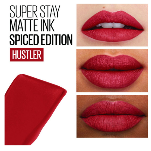 Maybelline New York - SuperStay Matte Ink Lipstick - 335 Hustler - Rood - Matte, Langhoudende Lippenstift - 5 ml