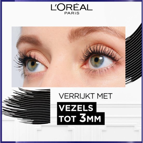 L'Oréal Paris - PRO XXL EXTENSION - Zwart - Mascara geïnspireerd op het effect van wimperextensions - 12 ml