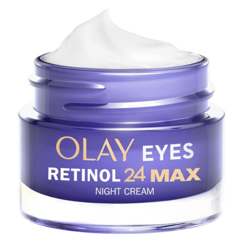 Olay Retinol 24 MAX* Nacht Oogcrème - Voor Donkere Kringen - Maakt Glad-Vernieuwt - MAX* Hydratatie - 15ml