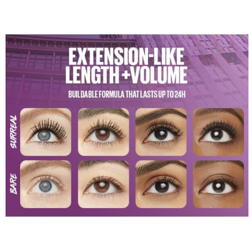 Maybelline New York - The Falsies Surreal Extensions Mascara - Very Black - Zwart - Lengte Mascara - 10ml