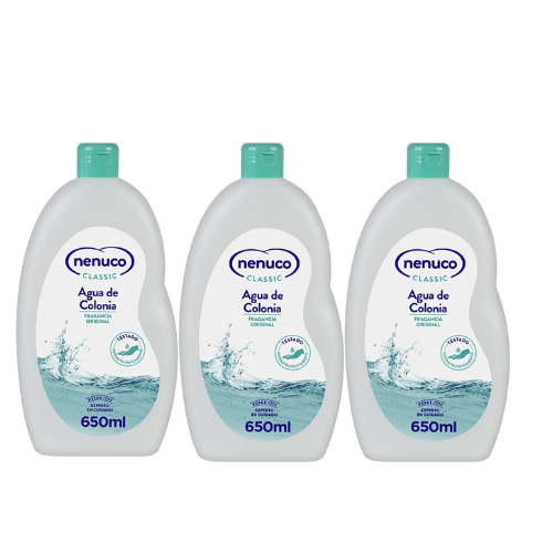 Nenuco Eau de Cologne Classic - voordeelverpakking - 3 x 650 ml