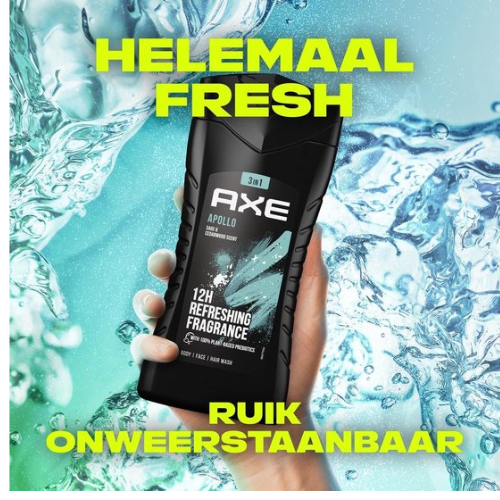Axe Apollo Showergel - Voordeelverpakking - 6 x 250ml