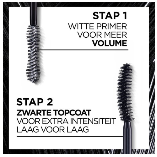 L'Oréal Paris - PRO XXL VOLUME - Zwart - Intens volume mascara - 12 ml - voordeelverpakking - 3 Stuks