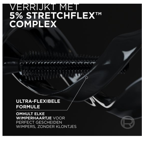 L'Oréal Paris Panorama Mascara Black - Lengte, separatie en volume Mascara - korte en lange borstelhaartjes voor groter lijkende ogen - Mascara voor gevoelige ogen – Zwart - 8ml