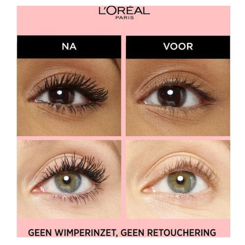 L’Oréal Paris Lash Paradise Zwarte Mascara - 01 Black - Zwarte Volume Mascara Verrijkt met bloemolie - 6,4 ml