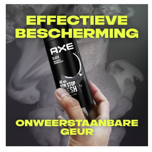 AXE Black Deodorant Bodyspray - 6 x 150 ml - Voordeelverpakking