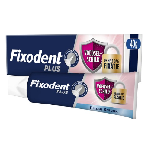 Fixodent Plus Kleefpasta Food Barrier - Fris - 6 x 40 gram