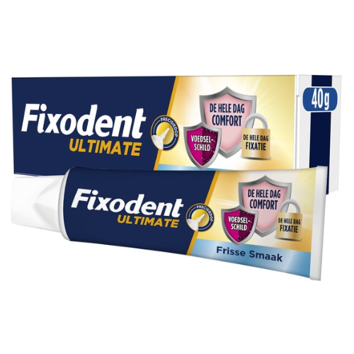 Fixodent Kleefpasta Ultimate Fresh - 12 x 40 gram - Voordeelverpakking