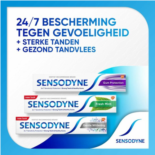 Sensodyne Extra Fresh Gel Tandpasta voor gevoelige tanden - 4 X 75 ML