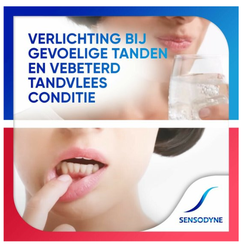 Sensodyne Tandpasta Gevoeligheid & Tandvlees Whitening - 3 x 75 ml