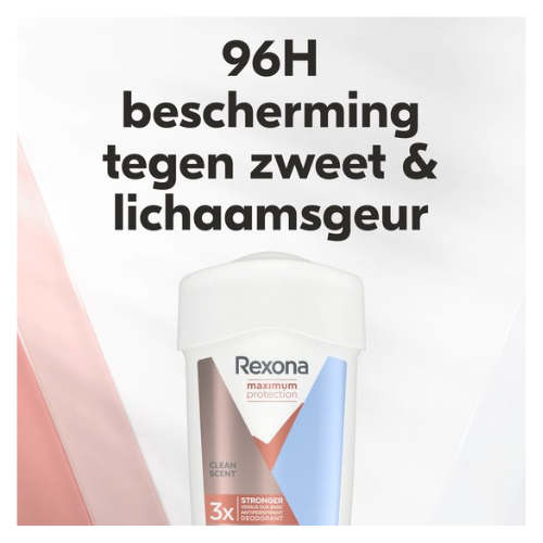Rexona Women Maximum Protection Anti-Transpirant Deodorant Stick - Clean Scent - 6 x 45 ml - Voordeelverpakking