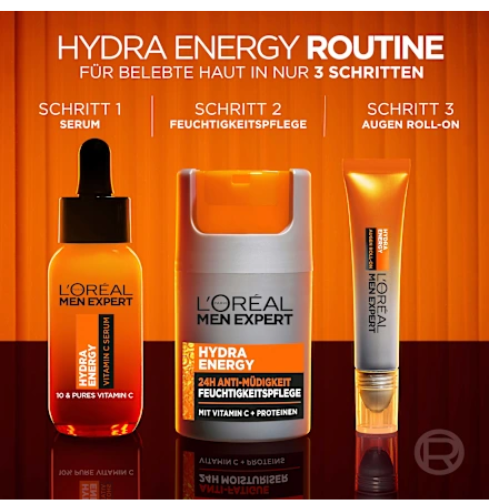 L’Oreal Paris Men Expert Hydra Energy Vitamin C Serum 30ml