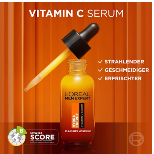 L’Oreal Paris Men Expert Hydra Energy Vitamin C Serum 30ml