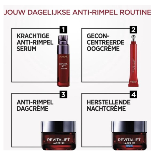 L'ORÉAL PARIS Nachtcrème Revitalift Laser X3, 50 ml