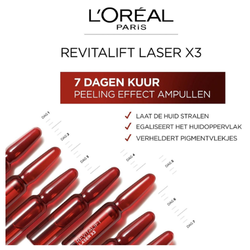 REVITALIFT Laser X3 Ampoules Effet Peeling Cure 7 Jours