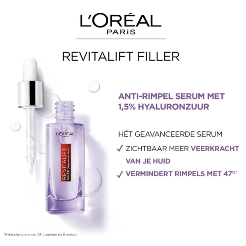 L'Oréal Paris Revitalift Pure Hyaluronzuur Filler Serum - Anti Rimpel - 30 ml