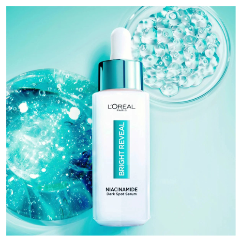 L'Oréal Paris Revitalift Bright Reveal Niacinamide Serum - Verrijkt met Melasyl - Tegen Pigmentvlekken & een Doffe Huid - 30 ml