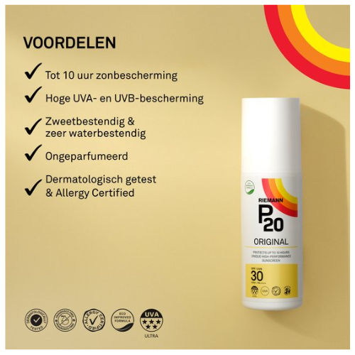 P20 Original SPF 30 - Zonnebrand Spray - Factor 30 - 175 ml