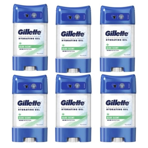 Gillette Hydra Aloë antiperspirant Hydrating gel - voordeelverpakking - 6 x70 ml