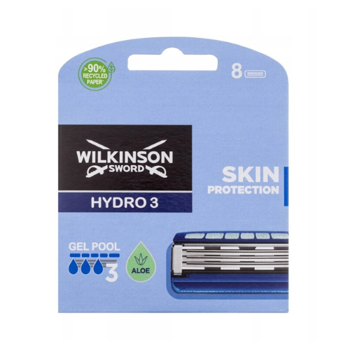 Wilkinson Sword Hydro 3 Scheermesjes Skin Protection - 8 stuks