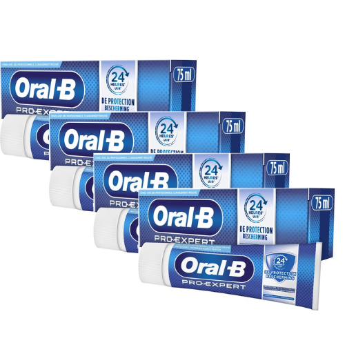 Oral B - Tandpasta - Pro-Expert - 24u Bescherming - Intense Reiniging - voordeelverpakking - 4 x75ml