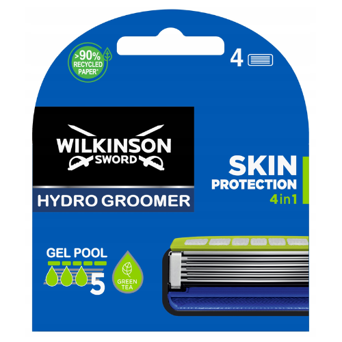 Wilkinson Hydro 5 Scheermesjes - Groomer Power Select 4 Stuks