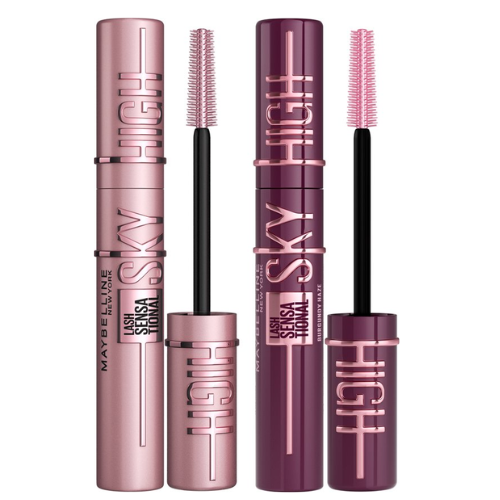 Maybelline New York - Duo Lash Sensational Sky High Mascara - Very Black + Burgundy Haze - Lengte Mascara - 7,2ml - x2