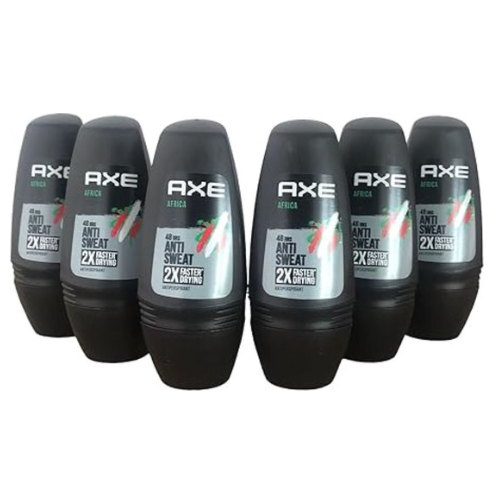 AXE Deo Roller Dry - Africa - 6 x 50 ml