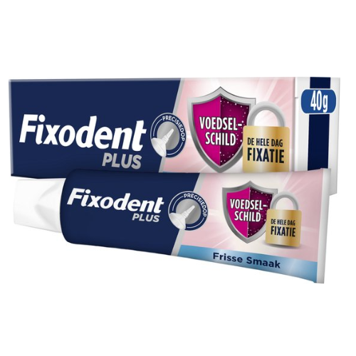 Fixodent Plus Kleefpasta Food Barrier - Fris - 40 gram