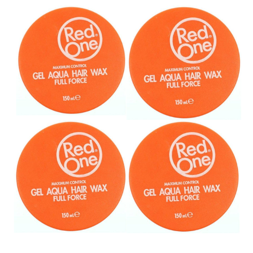 RedOne Haarwax – Aqua Hair Wax Oranje - 4 x150ml