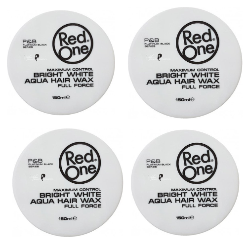 RedOne Haarwax – Aqua Hair Wax Wit - 4 x150ml
