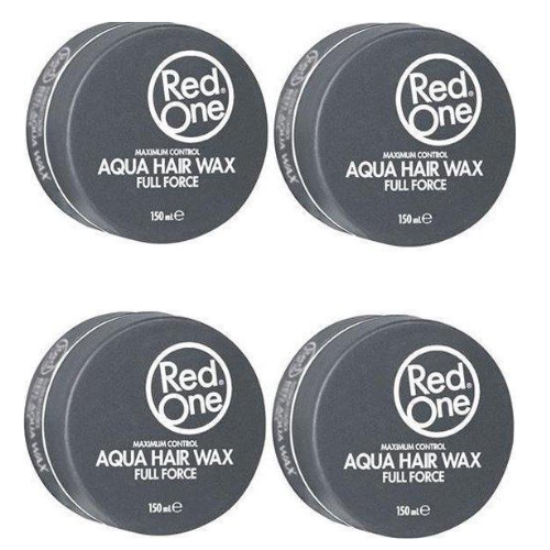 Red one Black Hair Wax Zwarte Aqua - 4 x 150ml