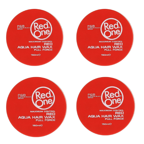Red One Red Aqua Hair Wax -4 x  150 ml