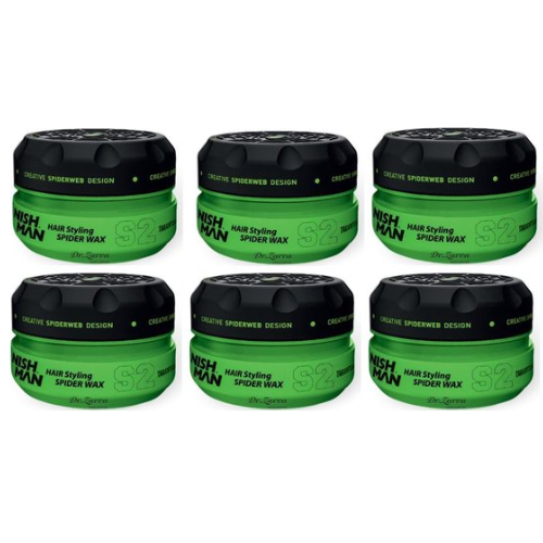 NISHMAN HAIR STYLING SPIDER WAX S2 6 STUKS