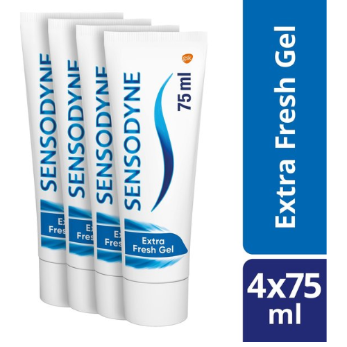 Sensodyne Extra Fresh Gel Tandpasta voor gevoelige tanden - 4 X 75 ML