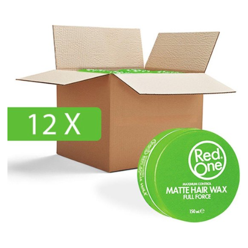 Red One Wax Matte Hair Wax - voordeelverpakking 12 stuks