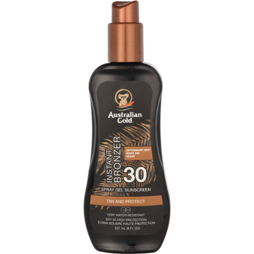 Australian Gold SPF30 Spray Gel met Bronzer 237ml