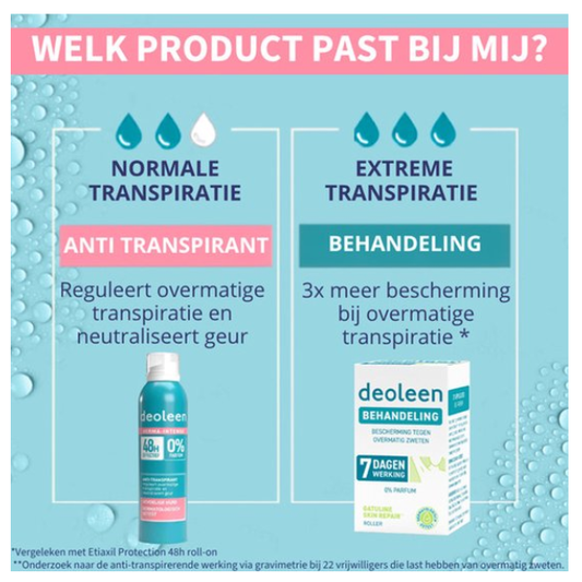 Deoleen Derma Intense 48 uur - Anti-transpirant spray -Deodorant - 3x 150 ml