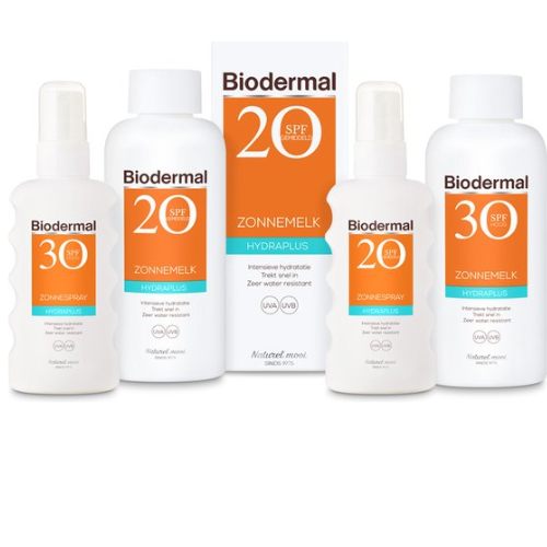 Biodermal Zonnebrand – Hydraplus zonnespray – Zonnebrand spray met SPF 20 - 175ml