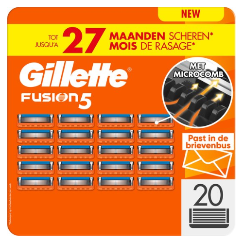 Gillette Fusion5 Scheermesjes voor Mannen - 20 stuks