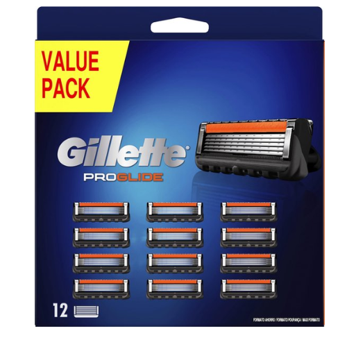 Gillette ProGlide Scheermesjes Voor Mannen - 12 Navulmesjes