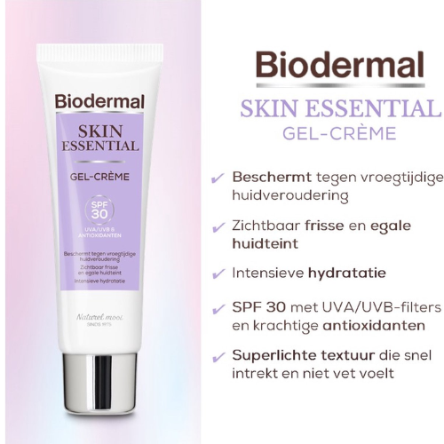 Biodermal Skin Essential dagcrème - Een alles-in-één dagcrème SPF 30 met krachtige antioxidanten én hyaluronzuur - 50 ml