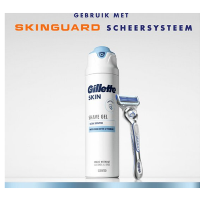 Gillette Skin Scheergel - Ultra Gevoelige Huid - 200 ml