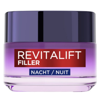L’Oréal Paris Revitalift Filler Hyaluronzuur Nachtcrème Anti-veroudering - Nightcream - met Hyaluronzuur - voor meer Hydratatie en Volume - 50ml