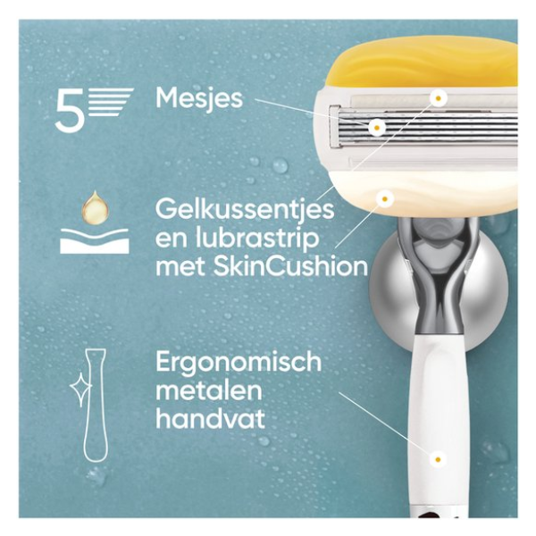 Gillette Venus Pro ComfortGlide Coconut Scheermesjes Voor Vrouwen - Handvat + 8 Scheermesjes
